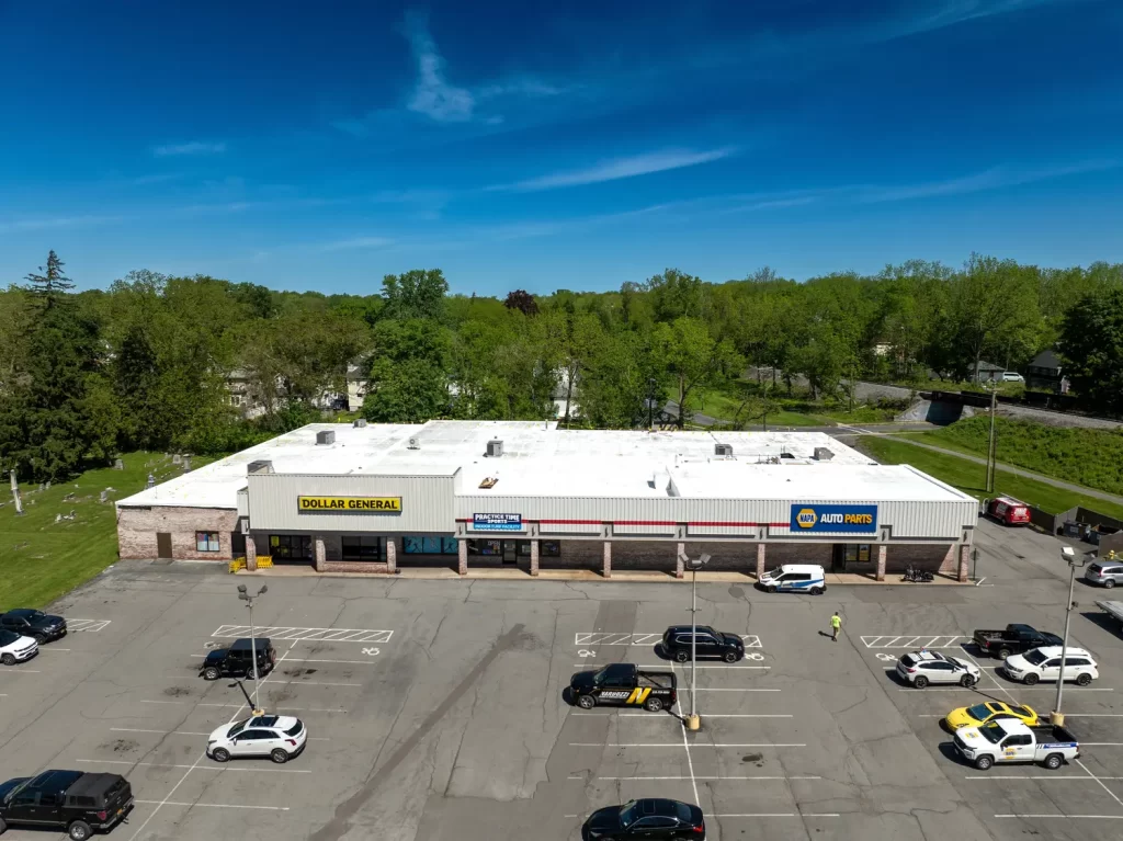 West Ave Plaza Canandaigua aerial view 1-web