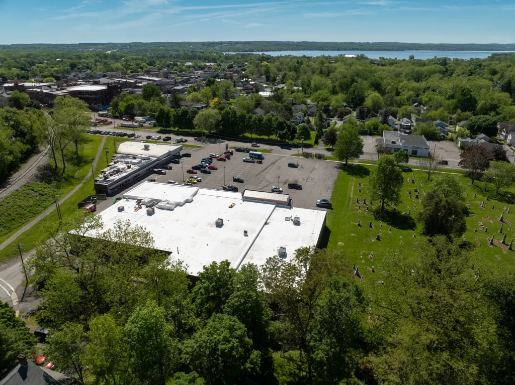 West Ave Plaza Canandaigua aerial view 4-web